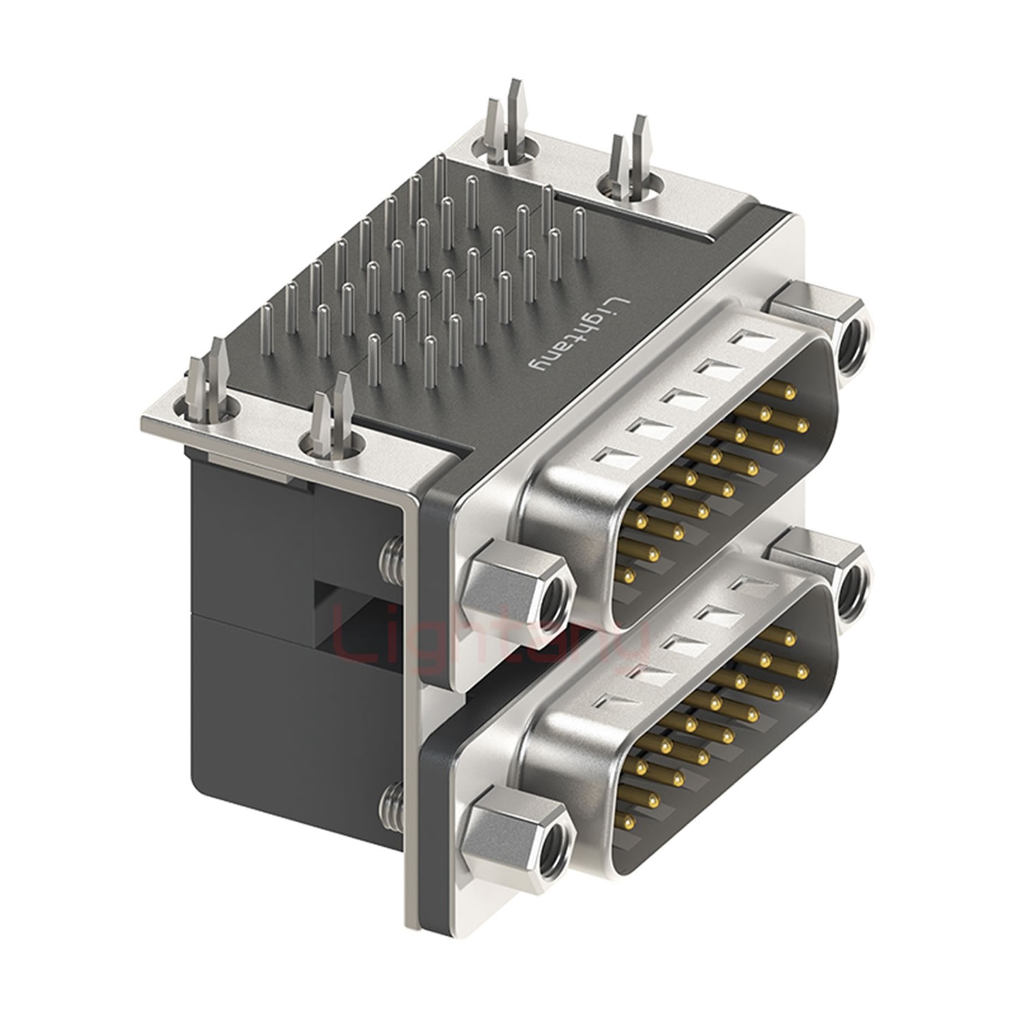 DR15公对公 间距15.88 双胞胎冲针 D-SUB连接器