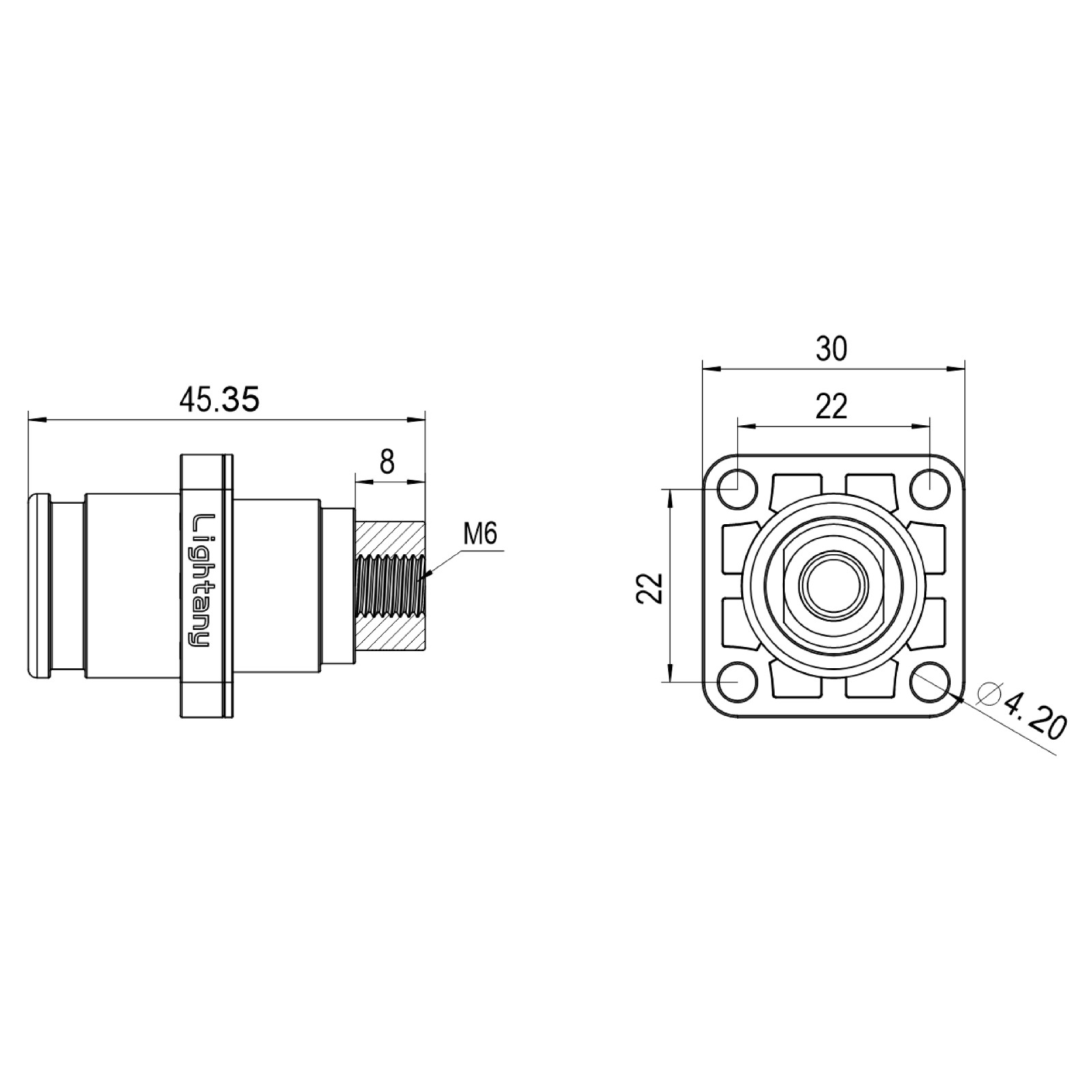 LTC08SI-M1BL内螺纹插座 120/150/200A 黑色