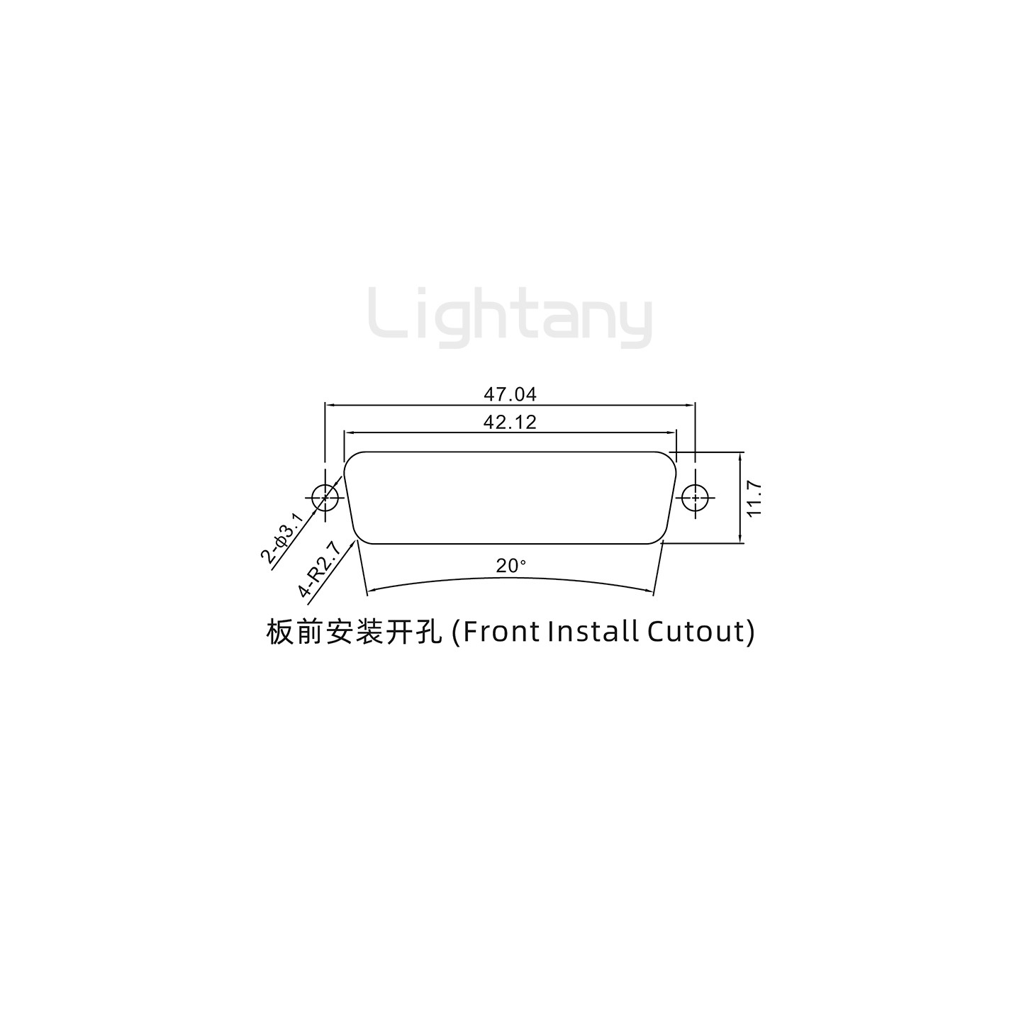 17W2公焊线式/锁螺丝螺母+防水垫片/射频同轴50欧姆