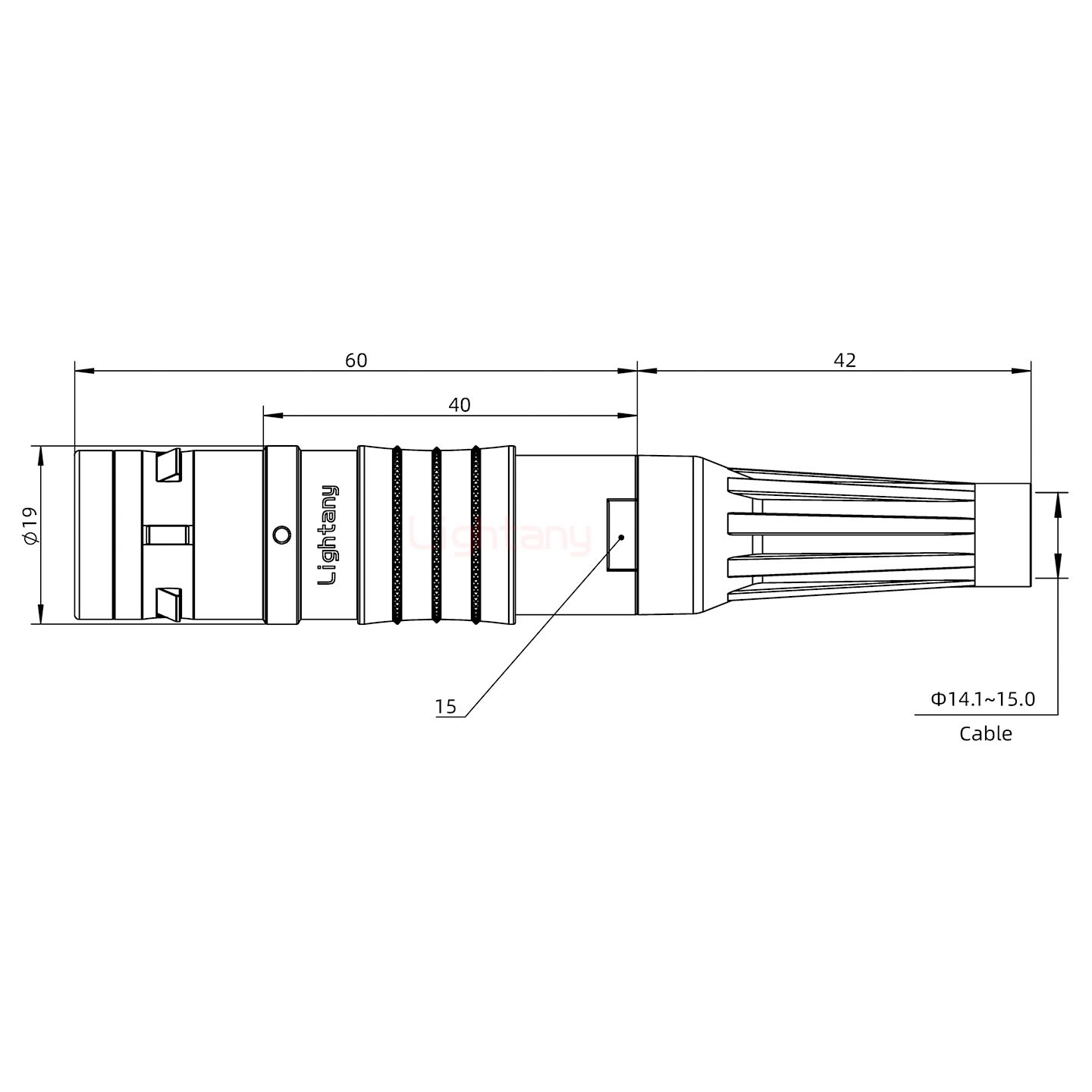 FGG.3K.020.CLAK15Z推拉自锁带护套直式插头
