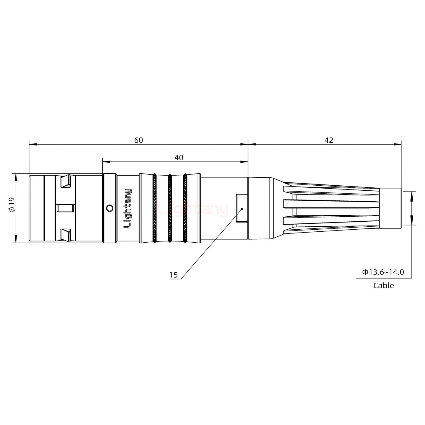 FGG.3K.022.CLAK14Z推拉自锁带护套直式插头