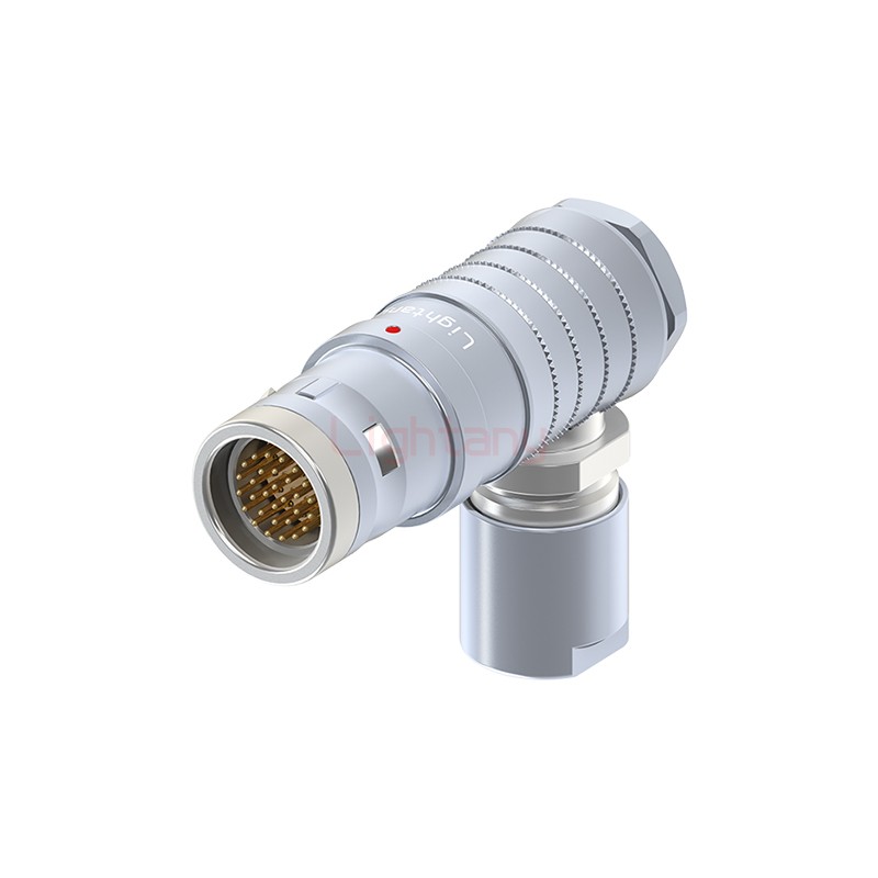 FHG.3K.030.CLAK11推拉自锁弯式插头