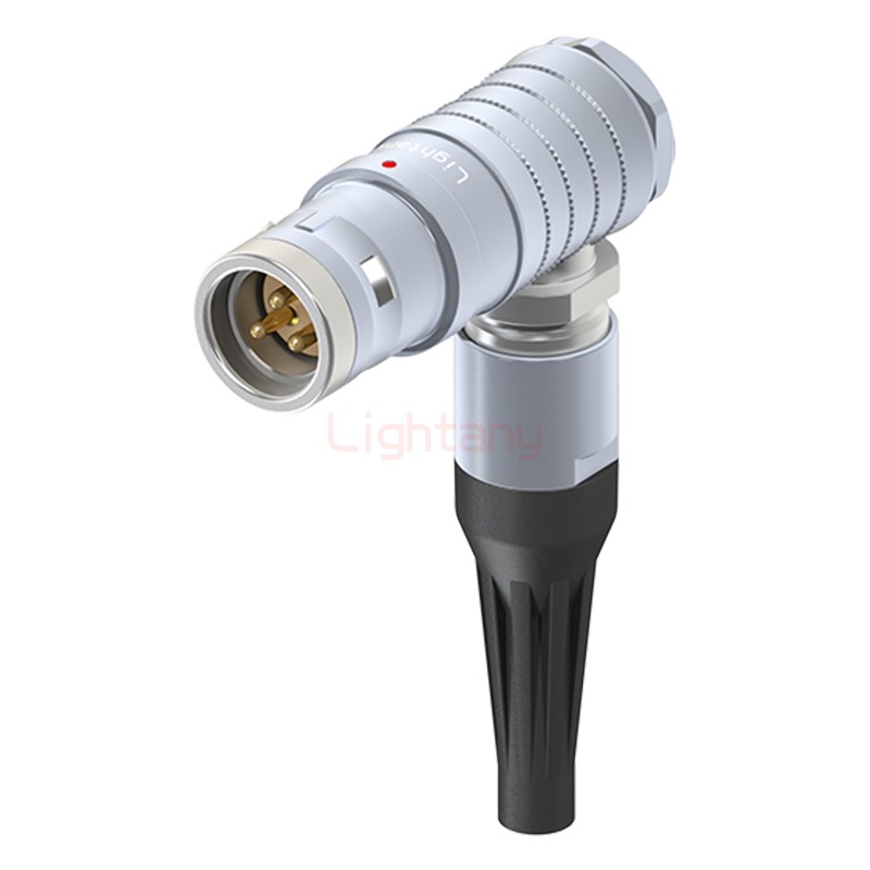 FHG.3K.003.CLAC65Z推拉自锁带护套弯式插头