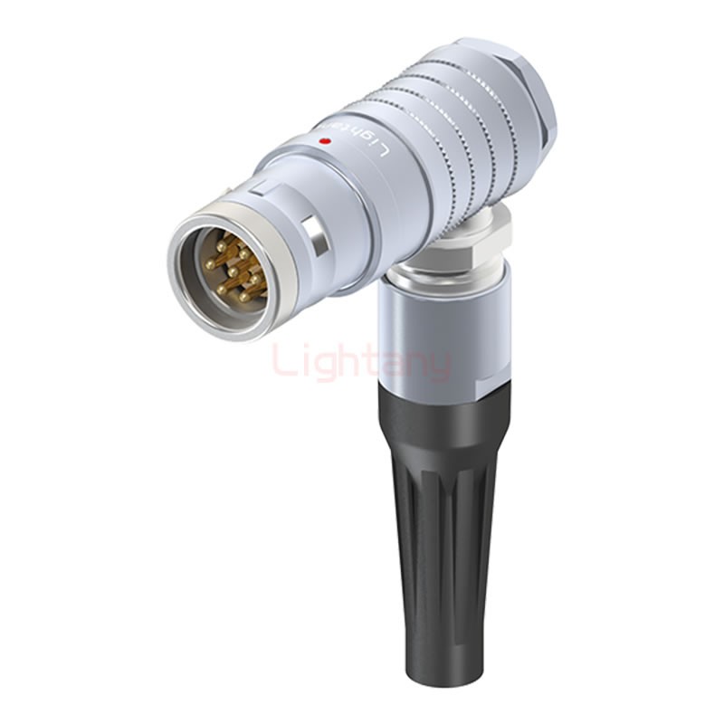 FHG.3K.007.CLAC85Z推拉自锁带护套弯式插头