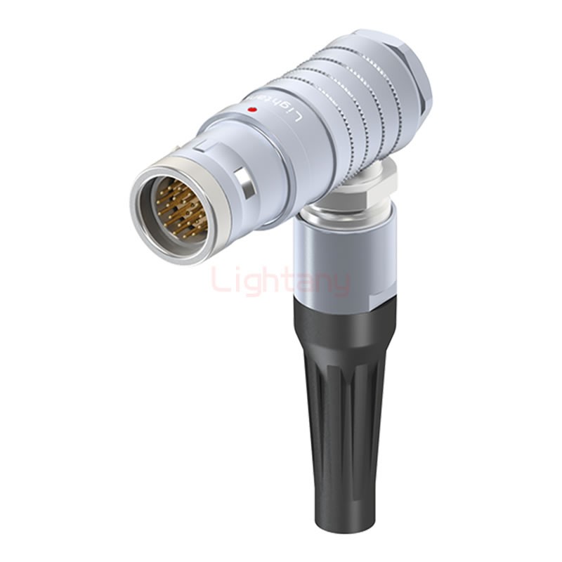 FHG.3K.020.CLAC85Z推拉自锁带护套弯式插头