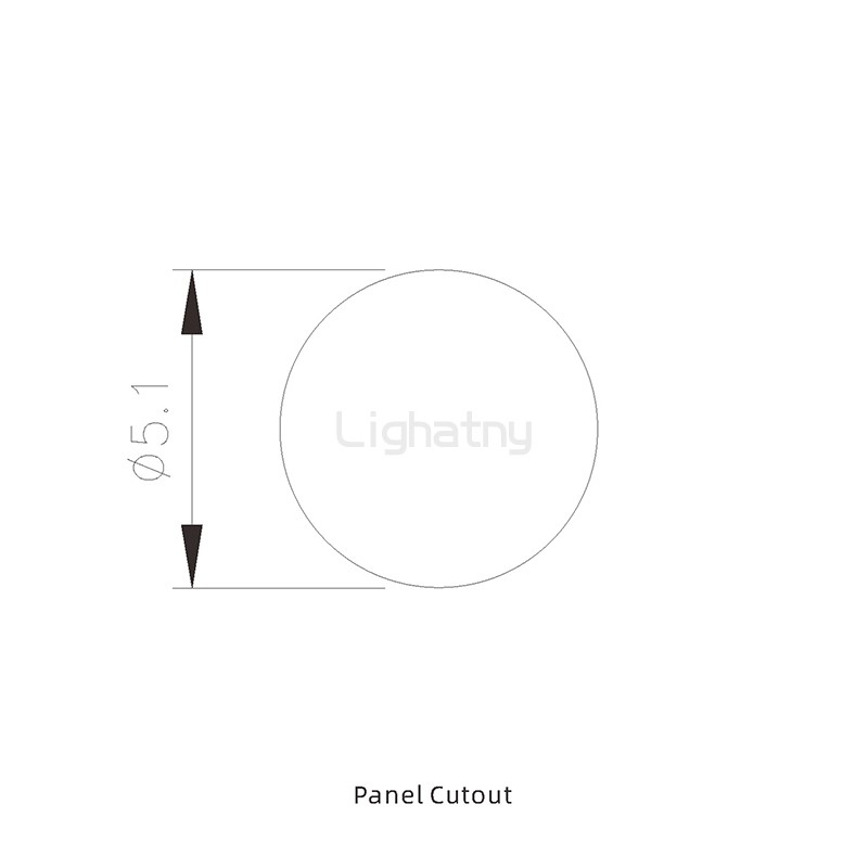 板前安装针型插座 焊线式 3芯