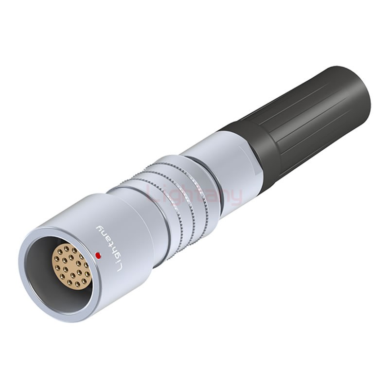 PHG.3K.018.CLLK13Z推拉自锁带护套浮动插座