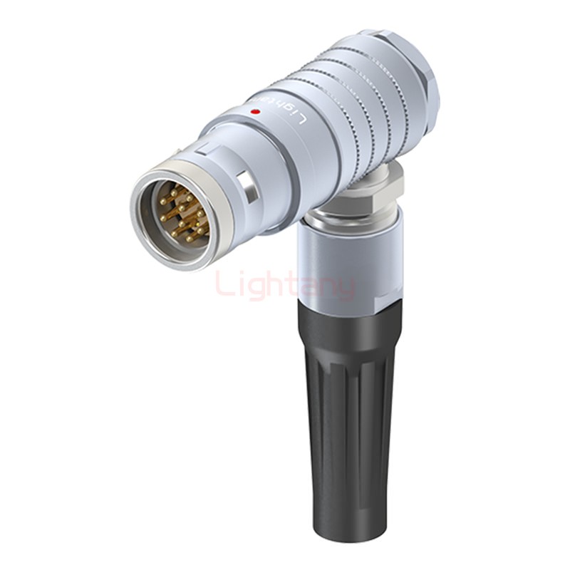 FHG.3K.010.CLAC11Z推拉自锁带护套弯式插头